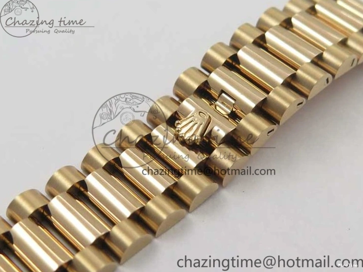 MiroTime 0117 MultiPurpose Day-Date 36 RG 128239 Bp Maker Best Edition White Dial on RG President Bracelet 3139